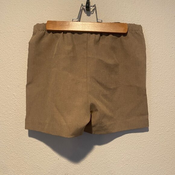 1980s Girl Scouts Brownie Uniform Set Dress Shirt Shorts Size 10 Fits 78 - Picture 6 of 6